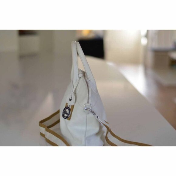 Longchamp Women's White Top Handle Lightweight Crossbody Tote Shoulder Bag - Picture 3 of 11